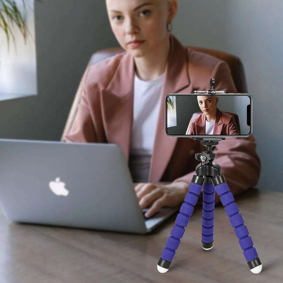 Flexible Octopus Tripod Stand Phone Holder