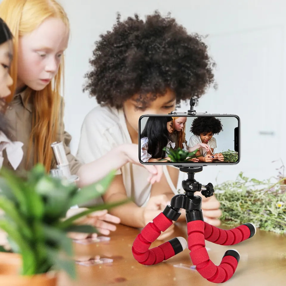 Flexible Octopus Tripod Stand Phone Holder