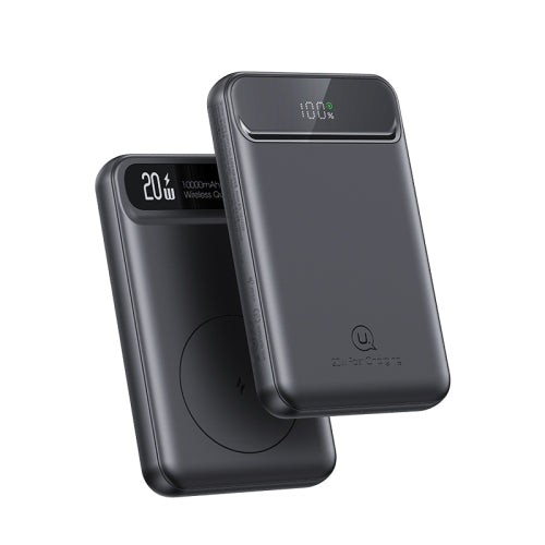 USAMS US-CD214 PB72 PD20W+QC3.0 Digital Display Magnetic Wireless Charging Power Bank 10000mAh(Black/White)