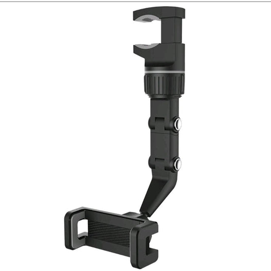 Universal Car Rearview Mirror Phone Holder (Black)