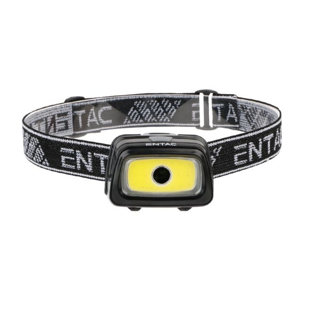 Entac Headlight 5+3W 3xAAA Excl. Black