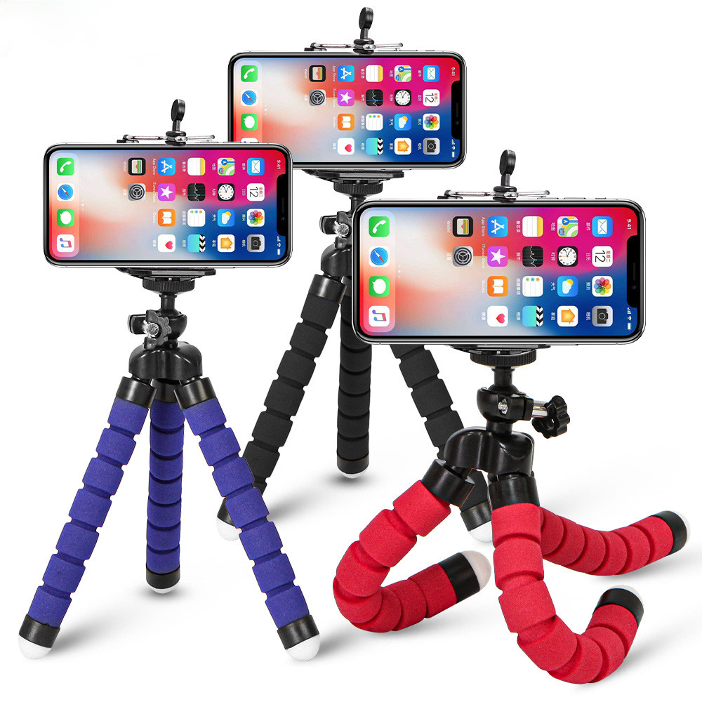 Flexible Octopus Tripod Stand Phone Holder
