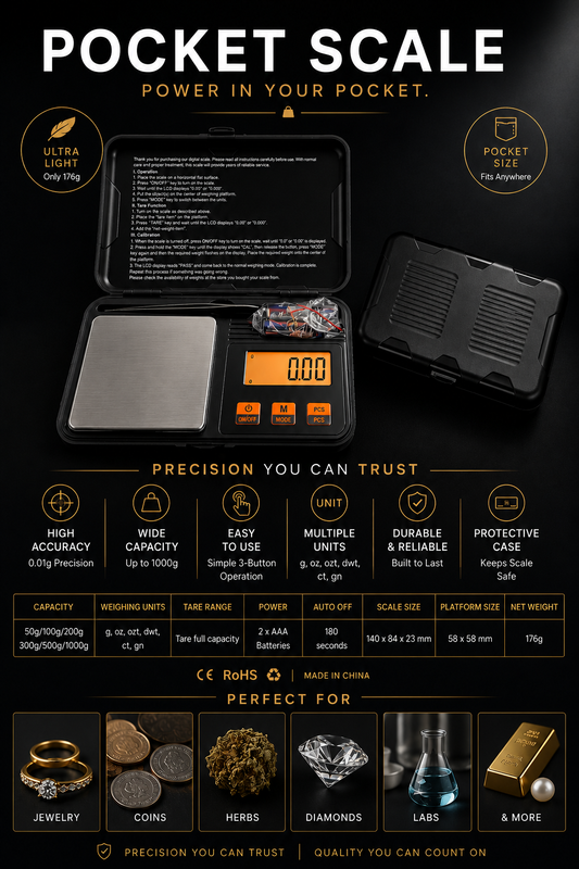 Professional Digital Precision Pocket Scale